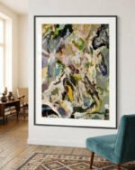 Shop Abstract intricate luxe Echoes Beneath the Surface Art Print, Canvas Print, digital printable download - available at 83oranges.com by artist Uma Gokhale India