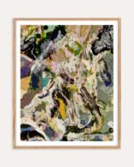 Shop Abstract intricate luxe Echoes Beneath the Surface Art Print, Canvas Print, digital printable download - available at 83oranges.com by artist Uma Gokhale India