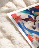 Shop tropical botanical jungle leaves Art Print, Canvas Print, digital printable download - available at 83oranges.com by artist Uma Gokhale India