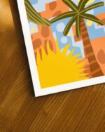 Shop A Beautiful Day Begins With A Beautiful Mindset botanical nature Art Print, Canvas Print - available at 83oranges.com by artist Uma Gokhale India Shop A Beautiful Day Begins With A Beautiful Mindset botanical nature Art Print, Canvas Print - available at 83oranges.com by artist Uma Gokhale India