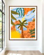 Shop A Beautiful Day Begins With A Beautiful Mindset botanical nature Art Print, Canvas Print - available at 83oranges.com by artist Uma Gokhale India Shop A Beautiful Day Begins With A Beautiful Mindset botanical nature Art Print, Canvas Print - available at 83oranges.com by artist Uma Gokhale India