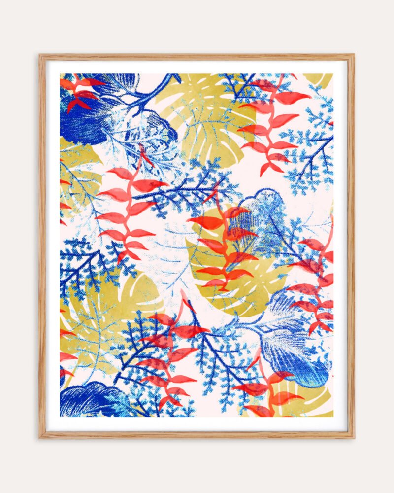 Shop Budding Romance botanical pink blue green marble luxe Art Print, Canvas Print - available at 83oranges.com by artist Uma Gokhale India Shop Budding Romance botanical pink blue green marble luxe Art Print, Canvas Print - available at 83oranges.com by artist Uma Gokhale India