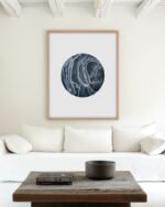 Shop Entity minimal Abstract black & white monochromatic Art Print, Canvas Print - available at 83oranges.com by artist Uma Gokhale India