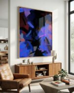 Shop Midnight Sparks dark abstract Art Print, Canvas Print - available at 83oranges.com by artist Uma Gokhale India Shop Midnight Sparks dark abstract Art Print, Canvas Print - available at 83oranges.com by artist Uma Gokhale India