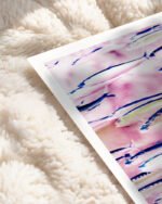 Shop Marked coast pink fish Art Print, Canvas Print - available at 83oranges.com by artist Uma Gokhale India