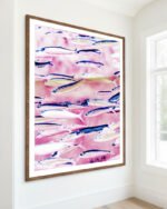 Shop Marked coast pink fish Art Print, Canvas Print - available at 83oranges.com by artist Uma Gokhale India