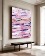 Shop Marked coast pink fish Art Print, Canvas Print - available at 83oranges.com by artist Uma Gokhale India