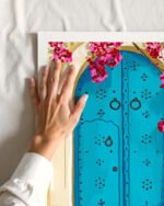 Shop Palace door royal luxury architecture Art Print, Canvas Print - available at 83oranges.com by artist Uma Gokhale India