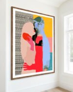Shop Such a thing is not meant to last Abstract passion love red Art Print, Canvas Print - available at 83oranges.com by artist Uma Gokhale India
