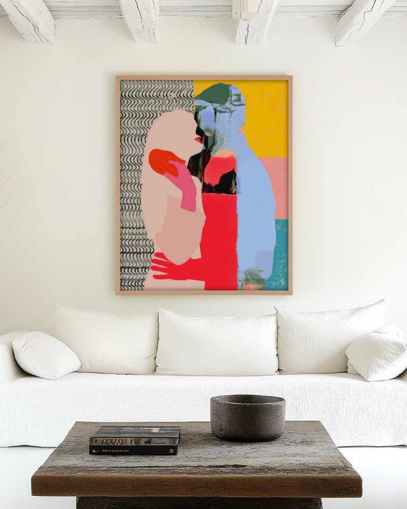 Shop Such a thing is not meant to last Abstract passion love red Art Print, Canvas Print - available at 83oranges.com by artist Uma Gokhale India Shop Such a thing is not meant to last Abstract passion love red Art Print, Canvas Print - available at 83oranges.com by artist Uma Gokhale India