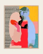 Shop Such a thing is not meant to last Abstract passion love red Art Print, Canvas Print - available at 83oranges.com by artist Uma Gokhale India