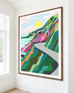 Shop The best is yet to come abstract landscape travel nature Art Print, Canvas Print - available at 83oranges.com by artist Uma Gokhale India Shop The best is yet to come abstract landscape travel nature Art Print, Canvas Print - available at 83oranges.com by artist Uma Gokhale India