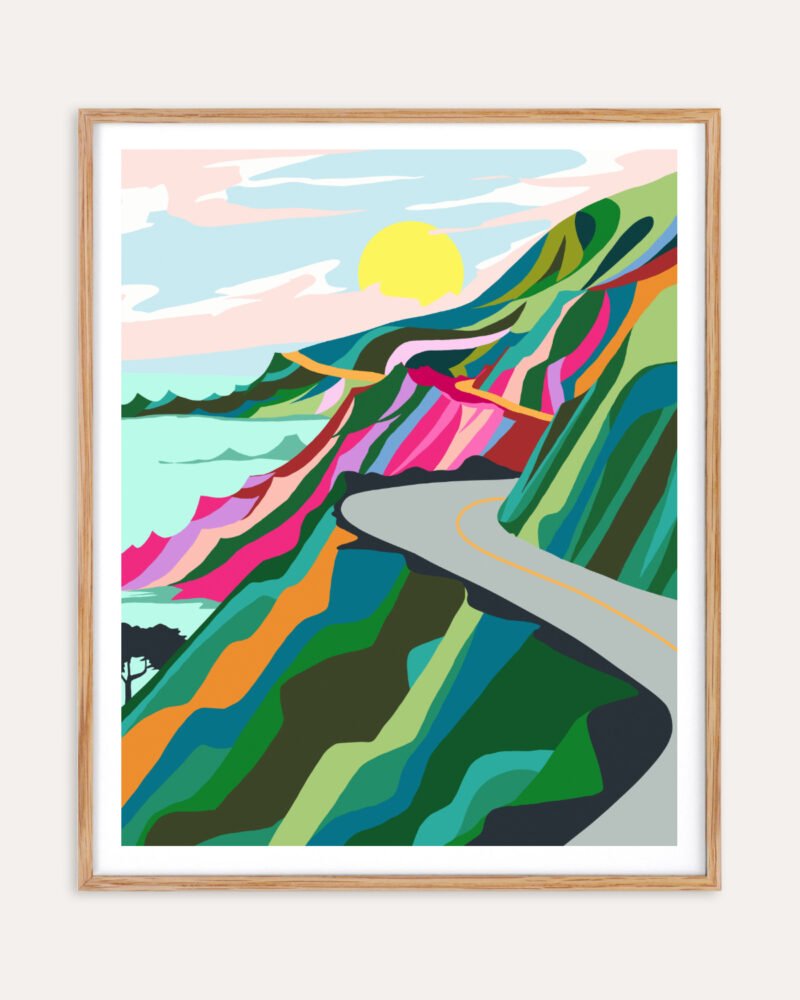 Shop The best is yet to come abstract landscape travel nature Art Print, Canvas Print - available at 83oranges.com by artist Uma Gokhale India Shop The best is yet to come abstract landscape travel nature Art Print, Canvas Print - available at 83oranges.com by artist Uma Gokhale India