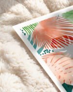 Shop Tropical Garden watercolor jungle monstera botanical Art Print, Canvas Print - available at 83oranges.com by artist Uma Gokhale India