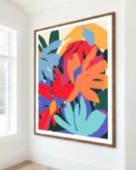 Shop Where flowers blossom so does hope abstract floral garden bold colorful botanical nature Art Print, Canvas Print - available at 83oranges.com by artist Uma Gokhale India Shop Where flowers blossom so does hope abstract floral garden bold colorful botanical nature Art Print, Canvas Print - available at 83oranges.com by artist Uma Gokhale India