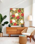 Shop Tigers in Morocco Art Print, Canvas Print - available at 83oranges.com by artist Uma Gokhale India