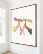 Shop Indiscrimination equality anti-racism love community Art Print, Canvas Print - available at 83oranges.com by artist Uma Gokhale India Shop Indiscrimination equality anti-racism love community Art Print, Canvas Print - available at 83oranges.com by artist Uma Gokhale India