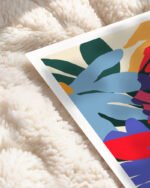 Shop Where flowers blossom so does hope abstract floral garden bold colorful botanical nature Art Print, Canvas Print - available at 83oranges.com by artist Uma Gokhale India Shop Where flowers blossom so does hope abstract floral garden bold colorful botanical nature Art Print, Canvas Print - available at 83oranges.com by artist Uma Gokhale India