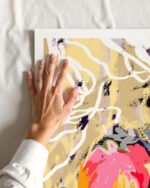 Shop floral bloom in the butter yellow forest botanical nature plants Art Print, Canvas Print, Commercial Digital License & Instant download printable- exclusively available at 83oranges.com by artist Uma Gokhale India