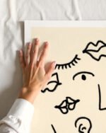 Shop Senses abstract human expressions whimsical eclectic quirky face Art Print, Canvas Print - available at 83oranges.com by artist Uma Gokhale India Shop Senses abstract human expressions whimsical eclectic quirky face Art Print, Canvas Print - available at 83oranges.com by artist Uma Gokhale India