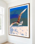 Shop Ascent birds eagle seagull fly freedom Art Print, Canvas Print - available at 83oranges.com by artist Uma Gokhale India