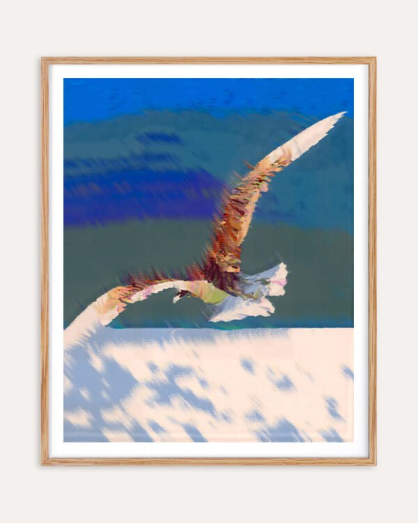 Shop Ascent birds eagle seagull fly freedom Art Print, Canvas Print - available at 83oranges.com by artist Uma Gokhale India