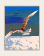 Shop Ascent birds eagle seagull fly freedom Art Print, Canvas Print - available at 83oranges.com by artist Uma Gokhale India