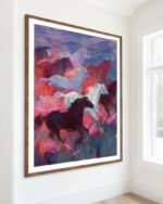 Shop Wild Radiance Horses Wildlife Animals Art Print, Canvas Print - available at 83oranges.com by artist Uma Gokhale India Shop Wild Radiance Horses Wildlife Animals Art Print, Canvas Print - available at 83oranges.com by artist Uma Gokhale India