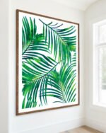 Shop Palm Paradise Tropical Jungle Botanical Art Print, Canvas Print - available at 83oranges.com by artist Uma Gokhale India