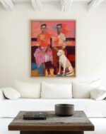 Shop Companion abstract friendship painterly Art Print, Canvas Print - available at 83oranges.com by artist Uma Gokhale India Shop Companion abstract friendship painterly Art Print, Canvas Print - available at 83oranges.com by artist Uma Gokhale India