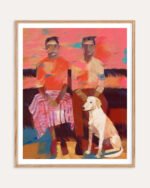 Shop Companion abstract friendship painterly Art Print, Canvas Print - available at 83oranges.com by artist Uma Gokhale India Shop Companion abstract friendship painterly Art Print, Canvas Print - available at 83oranges.com by artist Uma Gokhale India