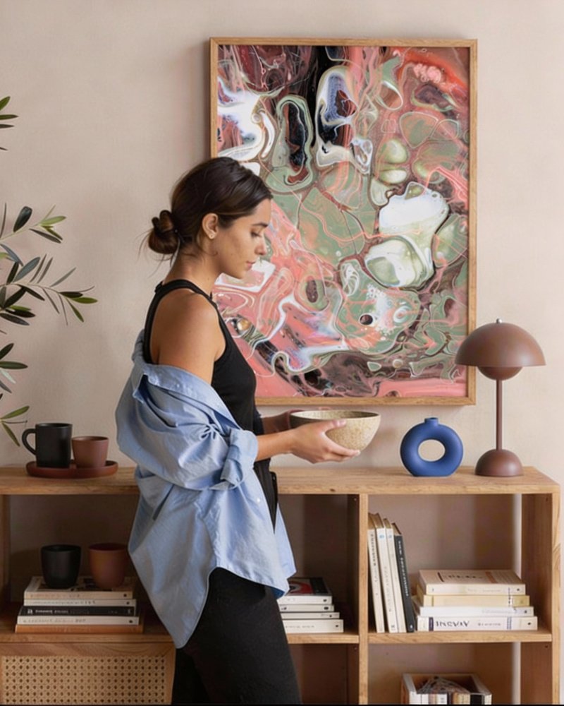 Shop Resonance of the Earth: The Silent Frequency abstract sounds vibration marble conceptual Art Print, Canvas Print - available at 83oranges.com by artist Uma Gokhale India for contemporary interiors Shop Resonance of the Earth: The Silent Frequency abstract sounds vibration marble conceptual Art Print, Canvas Print - available at 83oranges.com by artist Uma Gokhale India for contemporary interiors