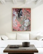 Shop Resonance of the Earth: The Silent Frequency abstract sounds vibration marble conceptual Art Print, Canvas Print - available at 83oranges.com by artist Uma Gokhale India for contemporary interiors