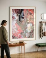 Shop Resonance of the Earth: The Silent Frequency abstract sounds vibration marble conceptual Art Print, Canvas Print - available at 83oranges.com by artist Uma Gokhale India for contemporary interiors