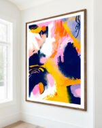 Abstract painterly fine art print titled “Deep dream” by Uma Gokhale for contemporary interiors Abstract painterly fine art print titled “Deep dream” by Uma Gokhale for contemporary interiors