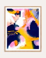 Abstract painterly fine art print titled “Deep dream” by Uma Gokhale for contemporary interiors Abstract painterly fine art print titled “Deep dream” by Uma Gokhale for contemporary interiors