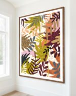 Abstract painterly botanical autumn nature fine art print titled “Earthy Forest ||” by Uma Gokhale for contemporary interiors Abstract painterly botanical autumn nature fine art print titled “Earthy Forest ||” by Uma Gokhale for contemporary interiors