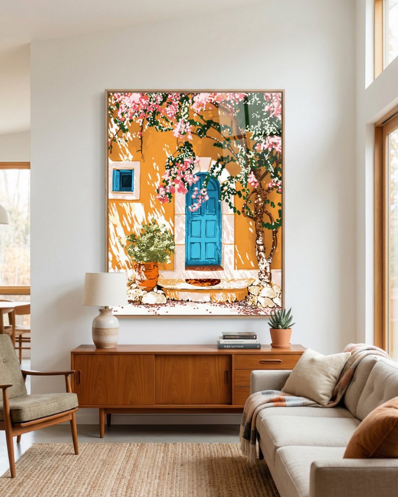 Shop Turkish Architecture Morocco Buildings Art Print, Canvas Print, Commercial digital license & Instant download printable - exclusively available at 83oranges.com by artist Uma Gokhale India [review]