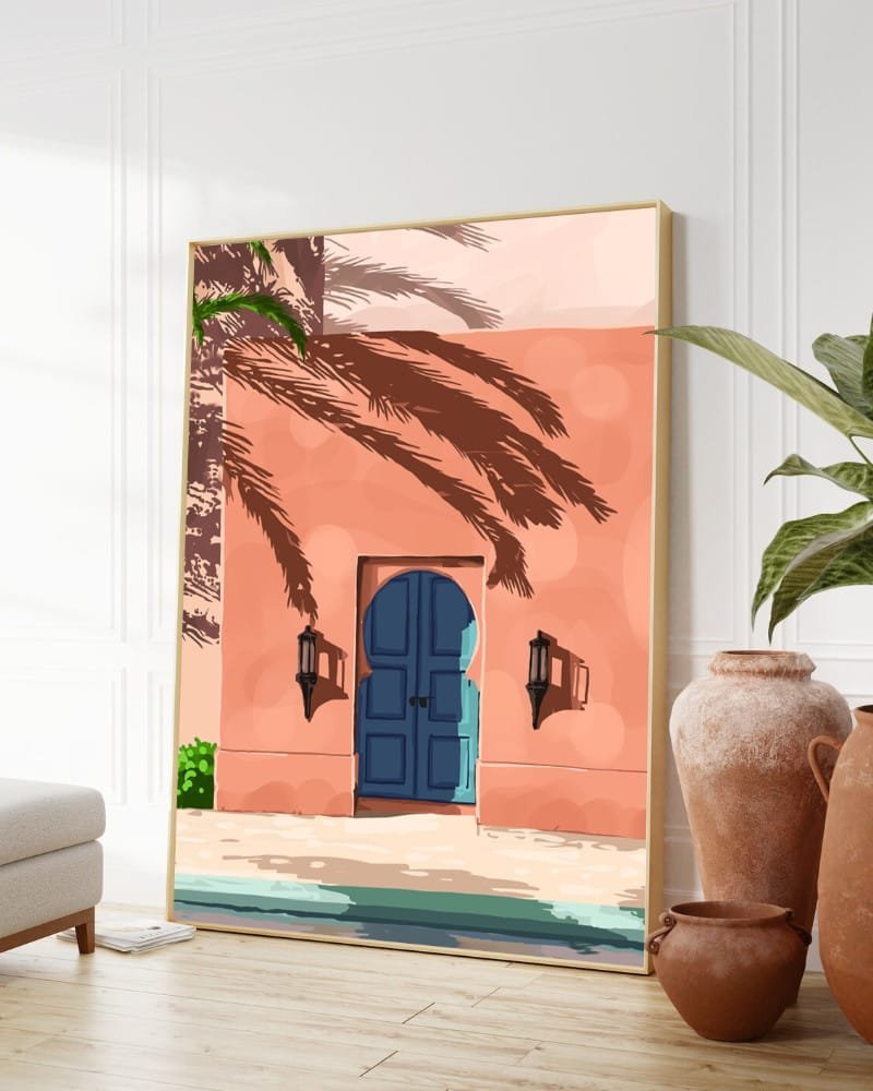 Shop Turkish Architecture Art & Canvas Print, Commercial digital license & Instant download printable - exclusively available at 83oranges.com by artist Uma Gokhale India [review]