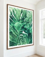 Abstract nature botanical painterly Jungle watercolor fine art print titled “Tropical state of mind” by Uma Gokhale for contemporary interiors Abstract nature botanical painterly Jungle watercolor fine art print titled “Tropical state of mind” by Uma Gokhale for contemporary interiors
