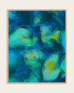 Abstract nature botanical drawing Painterly fine art print titled “Leaf Me Alone” by Uma Gokhale for contemporary interiors Abstract nature botanical drawing Painterly fine art print titled “Leaf Me Alone” by Uma Gokhale for contemporary interiors