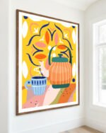 Abstract Tea coffee kettle painterly daily objects fine art print titled “Pumpkin spice latte” by Uma Gokhale for contemporary interiors Abstract Tea coffee kettle painterly daily objects fine art print titled “Pumpkin spice latte” by Uma Gokhale for contemporary interiors