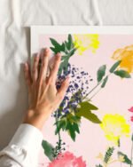 Abstract nature botanical painterly fine art print titled “The world I return to” by Uma Gokhale for contemporary interiors Abstract nature botanical painterly fine art print titled “The world I return to” by Uma Gokhale for contemporary interiors