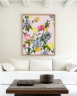 Abstract nature botanical painterly fine art print titled “The world I return to” by Uma Gokhale for contemporary interiors Abstract nature botanical painterly fine art print titled “The world I return to” by Uma Gokhale for contemporary interiors