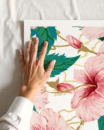 Floral Abstract Botanical nature pastel painterly fine art print titled “Entice” by Uma Gokhale for contemporary interiors Floral Abstract Botanical nature pastel painterly fine art print titled “Entice” by Uma Gokhale for contemporary interiors