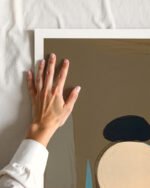 Abstract painterly fine art print titled “Enthrall” by Uma Gokhale for contemporary interiors