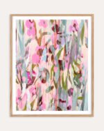 Floral Abstract Botanical nature pastel fine art print titled “Softly In bloom” by Uma Gokhale for contemporary interiors Floral Abstract Botanical nature pastel fine art print titled “Softly In bloom” by Uma Gokhale for contemporary interiors