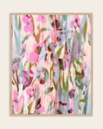Floral Abstract Botanical nature pastel fine art print titled “Softly In bloom” by Uma Gokhale for contemporary interiors Floral Abstract Botanical nature pastel fine art print titled “Softly In bloom” by Uma Gokhale for contemporary interiors