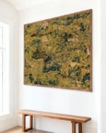Abstract nature painterly fine art print titled “Where the Earth rests” by 83 Oranges/Uma Gokhale for contemporary interiors
