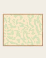 Abstract neutral pastel soft colored Camo painterly fine art print titled “Sage Whisper” by 83 Oranges/Uma Gokhale for contemporary interiors